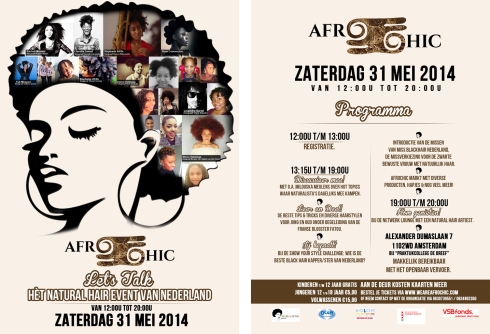 AfroChic 2014 Final Voor en Achterkant